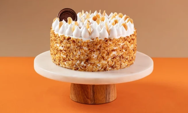 Assorted Butterscotch Cakes with different textures