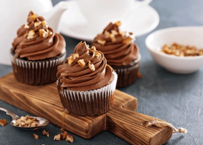 Butterscotch Nut baked inside a layered dessert